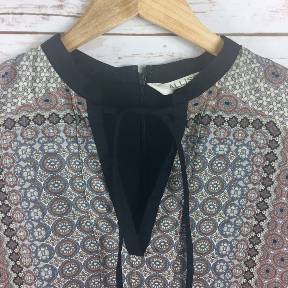 Anthropologie Allison NY Tiled Drop Waist Dress - Picture 2 of 7